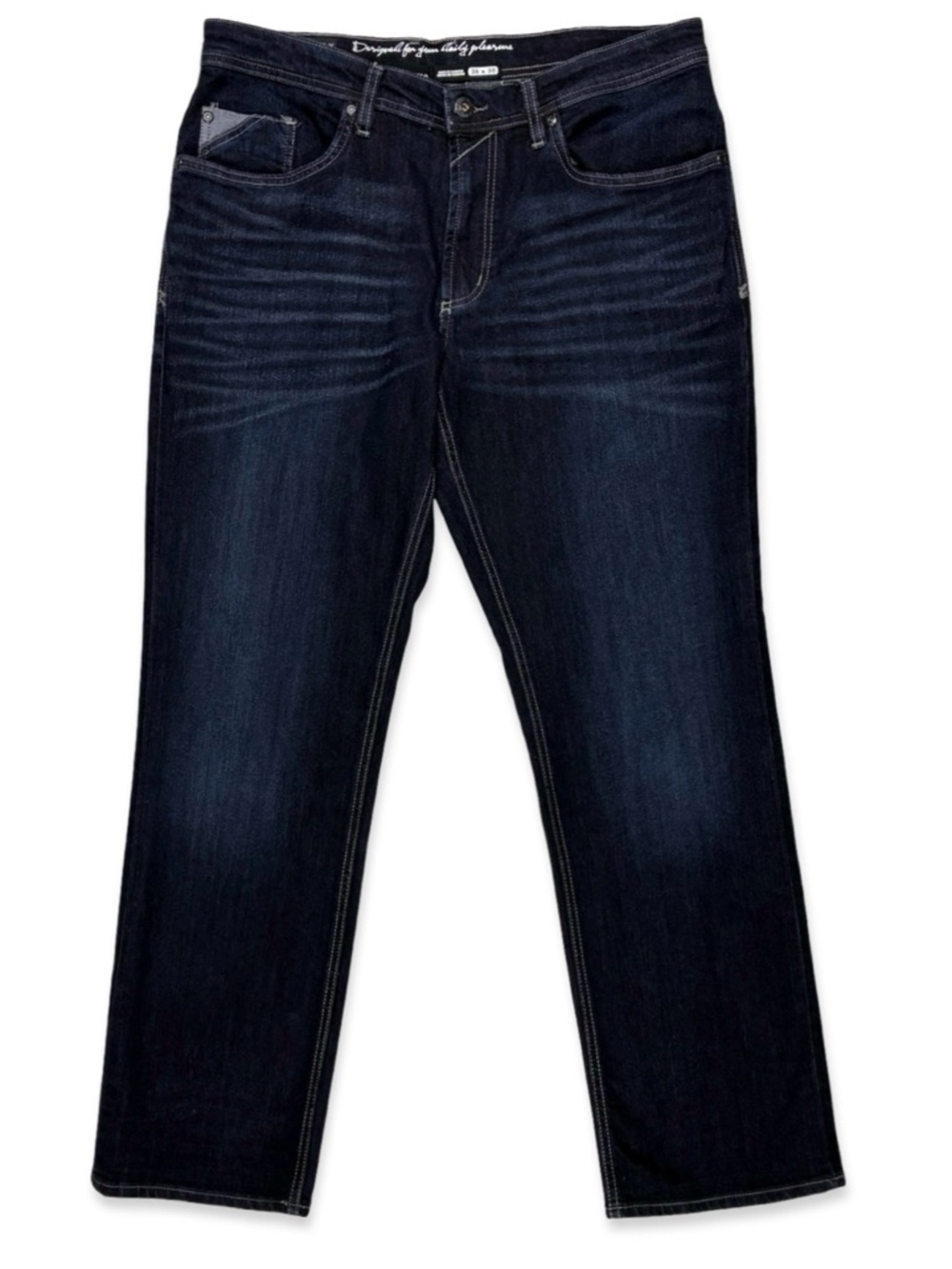 Jeans by Buffalo Spencer-X Straight Leg Dark Wash Jeans